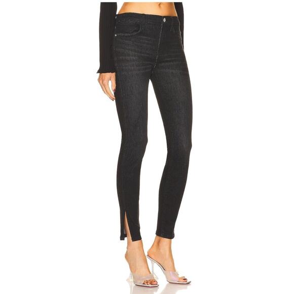 Frame Jeans Le High waisted skinny black size 24 - Picture 1 of 8